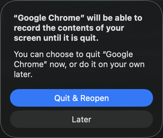 重新打开浏览器
